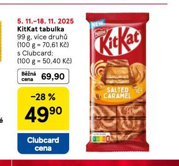 KITKAT TABULKA
