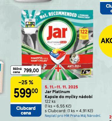 JAR PLATINUM KAPSLE DO MYKY