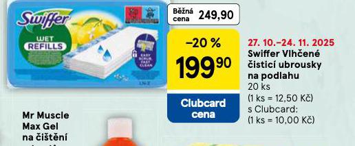 SWIFFER VLHEN UBROUSKY NA PODLAHU