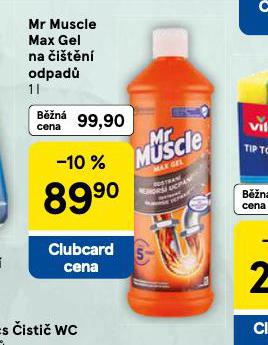 MR MUSCLE MAX GEL NA ITN ODPAD