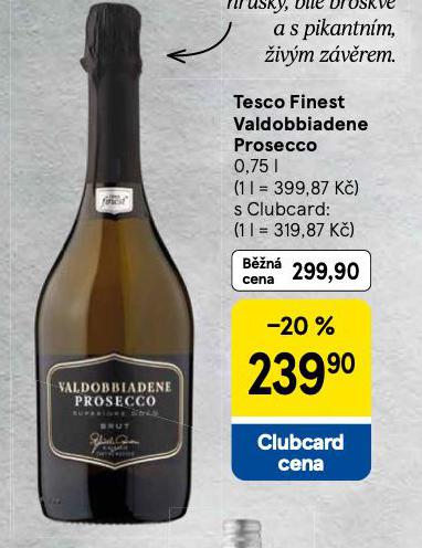 TESCO FINEST VALDOBBIADENE PROSECCO