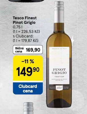 TESCO FINEST PINOT GRIGIO