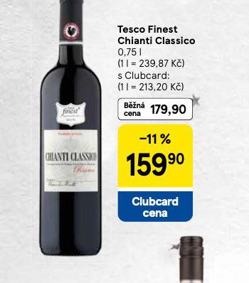 TESCO FINEST CHIANTI CLASSICO
