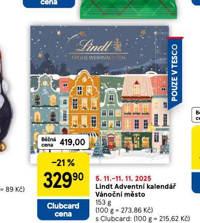 LINDT ADVENTN KALEND VNON MSTO