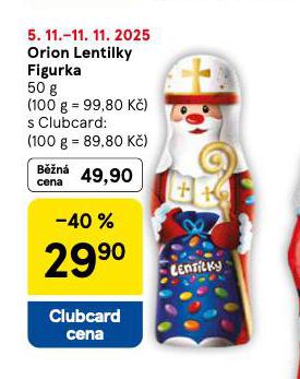 ORION LENTILKY FIGURKA
