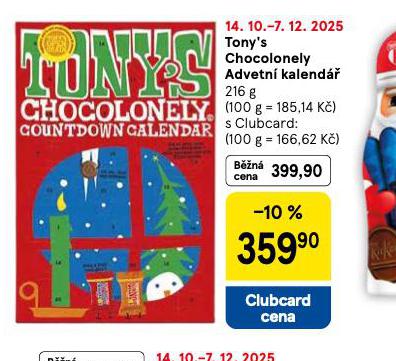 TONYS CHOCOLONELY ADVENTN KALEND