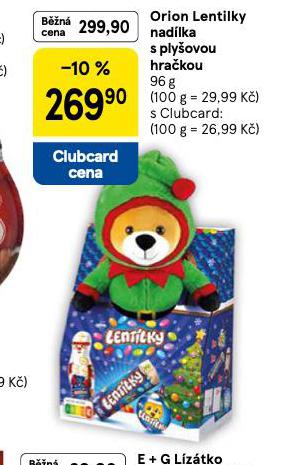 ORION LENTILKY NADLKA S PLYOVOU HRAKOU