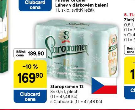 PIVO STAROPRAMEN 12
