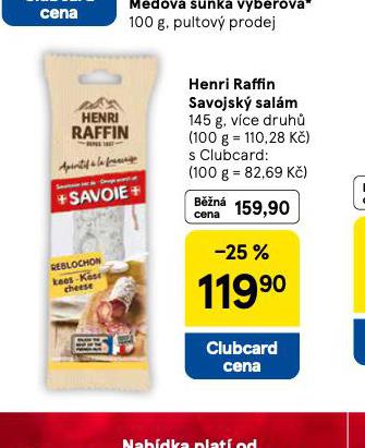 HENRI RAFFIN SAVOJSK SALM