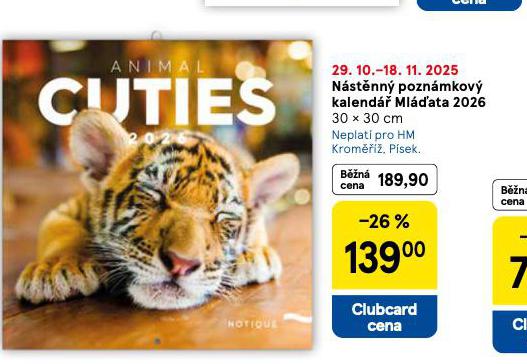 NSTNNN POZNMKOV KALEND MLATA 2026