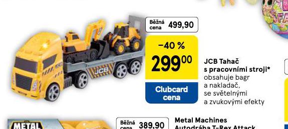 JCB TAHA S PRACOVNMI STROJI