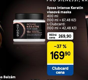 SYOSS INTENSE KERATIN VLASOV MASKA