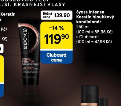 SYOSS INTENSE KERATIN HLOUBKOV KONDICIONER