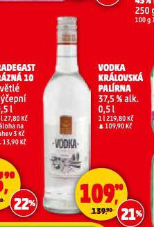 VODKA KRLOVSK PALRNA