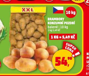 BRAMBORY KONZUMN POZDN