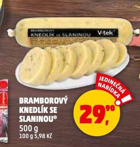 BRAMBOROV KNEDLK SE SLANINOU