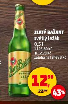 PIVO ZLAT BAANT
