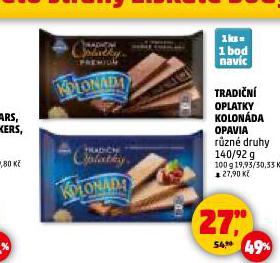 OPAVIA KOLONDA TRADIN OPLATKY