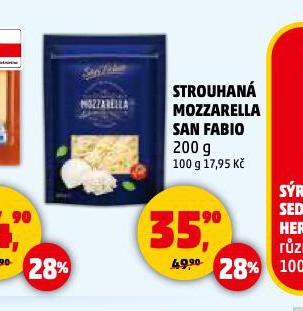 STROUHANÁ MOZZARELLA SAN FABIO
