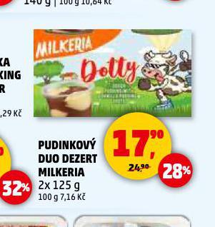 PUDINKOVÝ DUO DEZERT MILKERIA