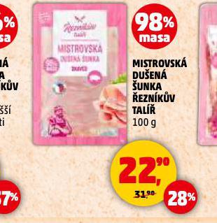 MISTROVSKÁ DUŠENÁ ŠUNKA ŘEZNÍKŮV TALÍŘ