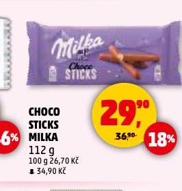 MILKA CHOCO STICKS