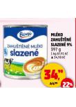 MLÉKO ZAHUŠTĚNÉ SLAZENÉ