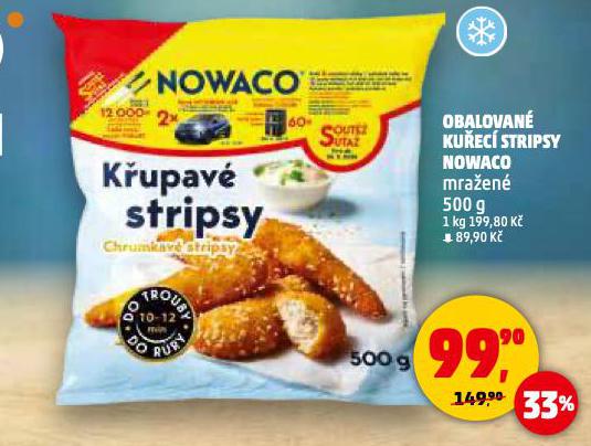 OBALOVANÉ KUŘECÍ STRIPSY NOWACO