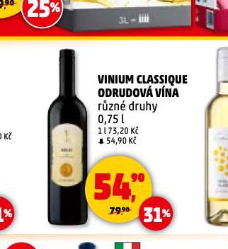 VINIUM CLASSIQUE ODRDOV VNA