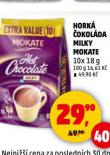 HOŘKÁ ČOKOLÁDA MILKY MOKATE