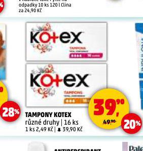 TAMPONY KOTEX