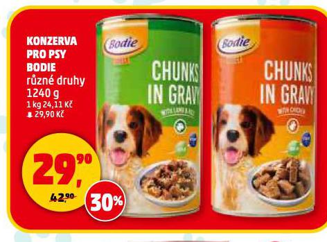 KONZERVA PRO PSY BODIE