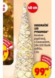 DEKORAČNÍ LED PYRAMIDA