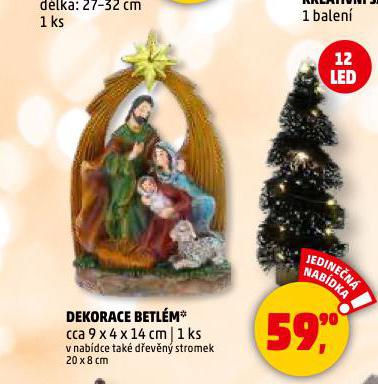 DEKORACE BETLÉM