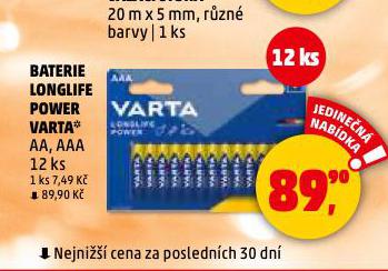 VARTA BATERIE