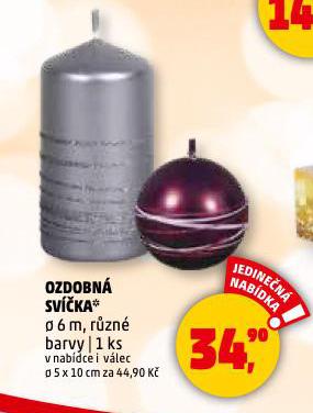 OZDOBNÁ SVÍČKA