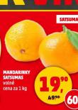 MANDARINKY SATSUMAS