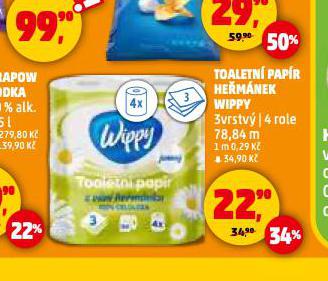 WIPPY TOALETNÍ PAPÍR