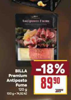 BILLA PREMIUM ANTIPASTO FUME