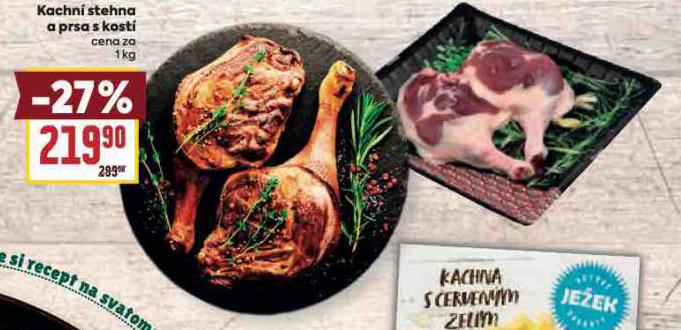 KACHNÍ STEHNA A PRSA S KOSTÍ