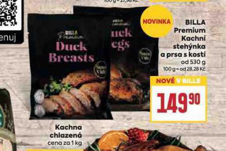 BILLA PREMIUM KACHN STEHNKA A PRSA S KOST