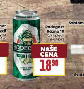 PIVO RADEGAST RÁZNÁ 10