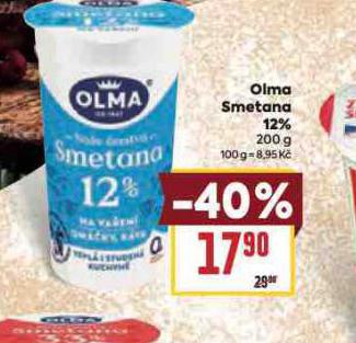 OLMA SMETANA 12%