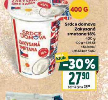 ZAKYSAN SMETANA 18%