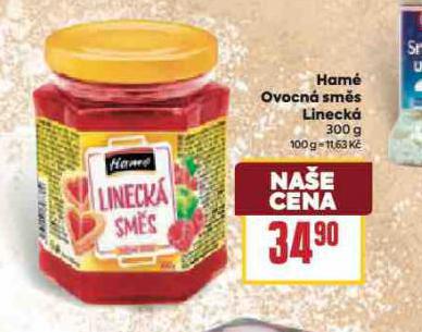HAMÉ OVOCNÁ POMAZÁNKA LINECKÁ