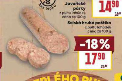 SELSKÁ HRUBÁ PAŠTIKA