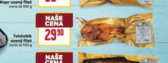 TOLSTOLOBIK UZENÝ FILET