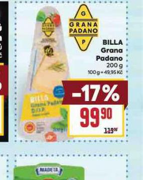BILLA GRANA PADANO