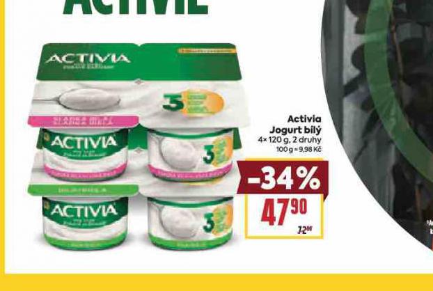 ACTIVIA JOGURT BÍLÝ