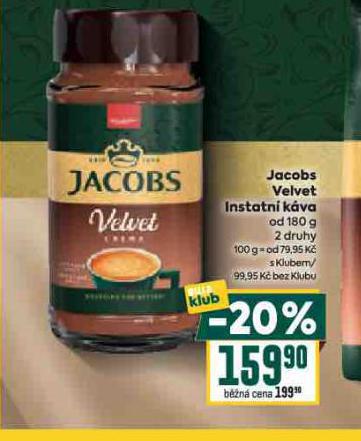 JACOBS VELVET INSTANTN KVA